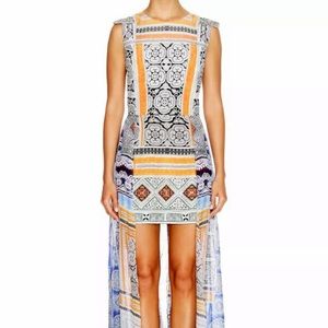 CAMILLA SHORT DRESS WITH OVERLAY